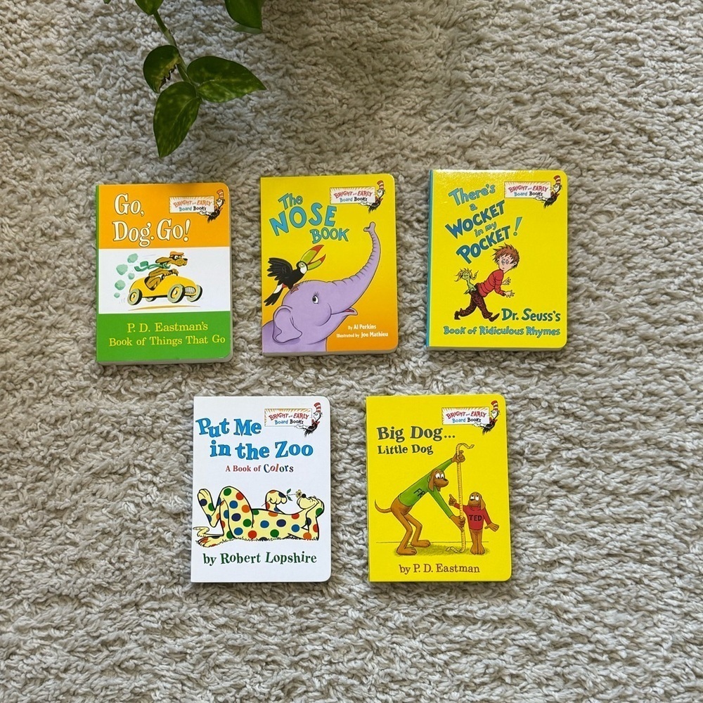 Dr. Seuss Bright and Early Box Set Lot used 5 books